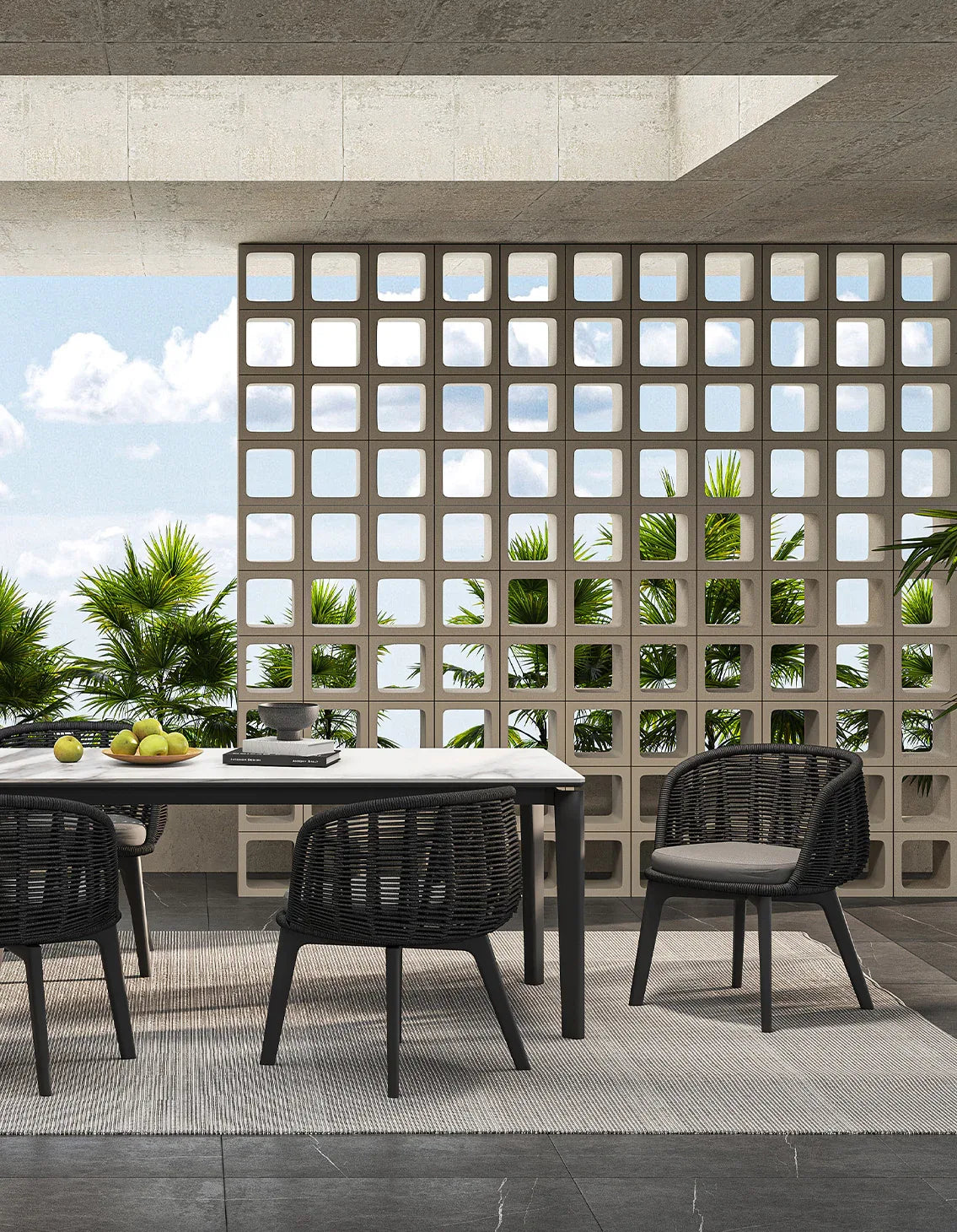 Dining Armchair (ALU base) - Bagel - Seating & Co