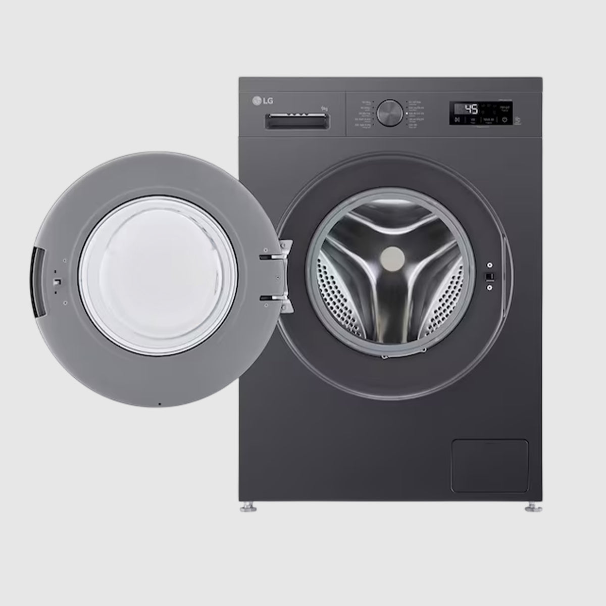 LG 9kg Front Load Washer with 6 motion Inverter Direct Drive White