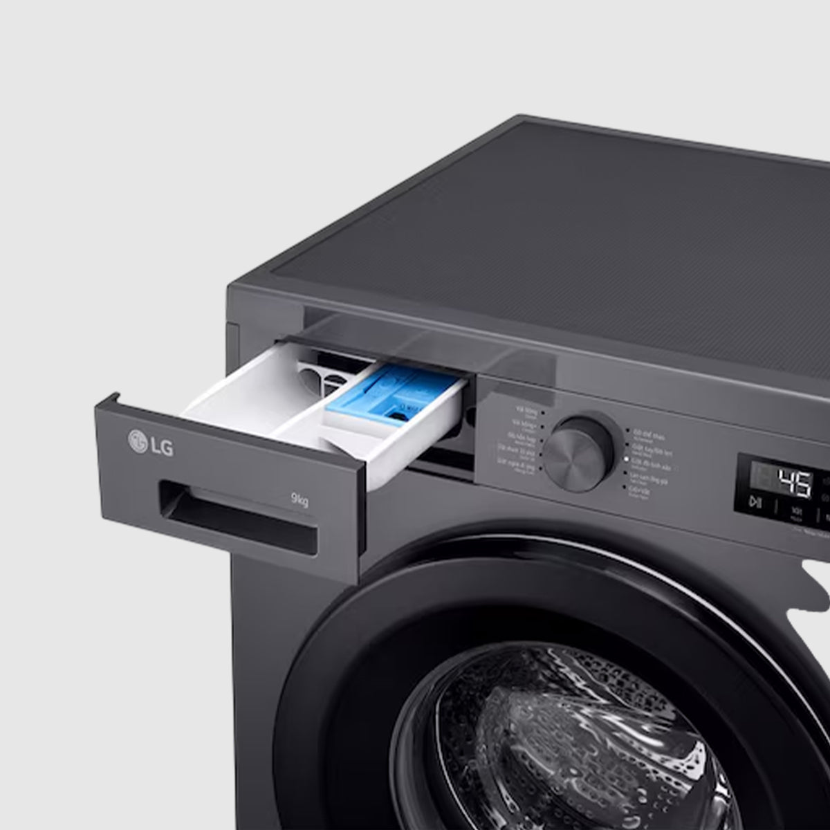 LG 9kg Front Load Washer with 6 motion Inverter Direct Drive White