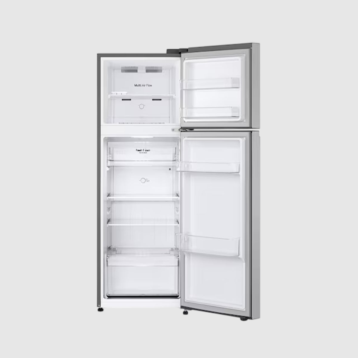 LG 287L Top Freezer Fridge in Prime Silver