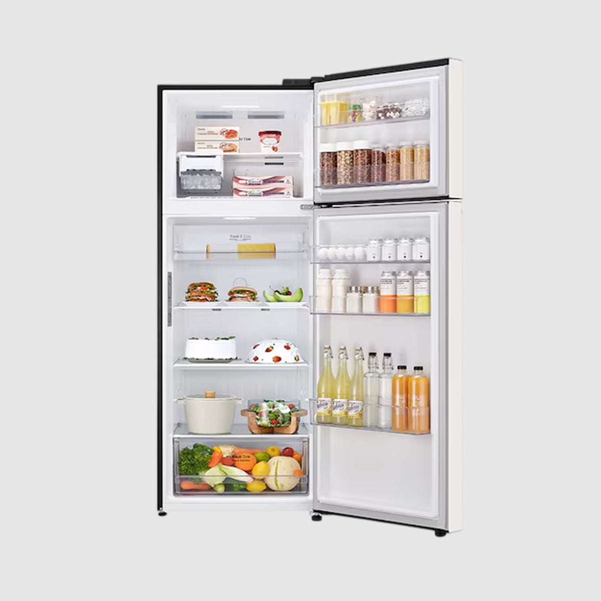 LG 395L, Inverter, Matte Black