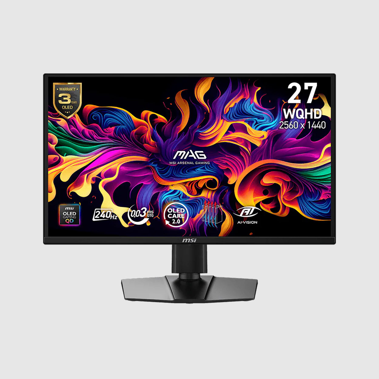 MSI 27" QD-OLED GAMING MONITOR MAG 272QP