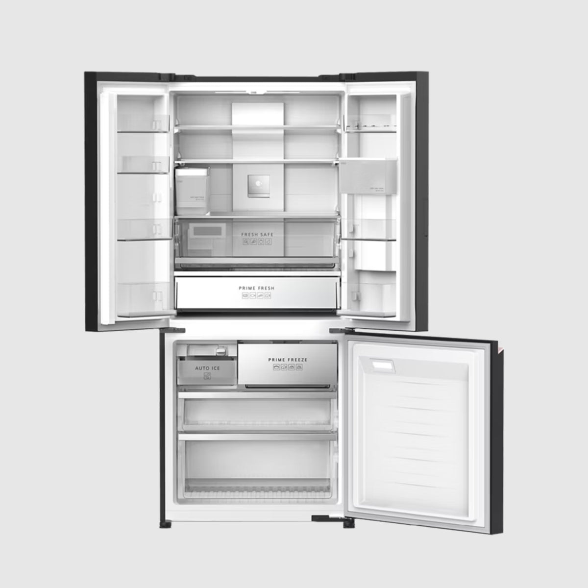 Panasonic 646L, 6doors, Glass Door, (WIFI) ,Prime+, Auto Ice Maker, Inverter, Nanoe X