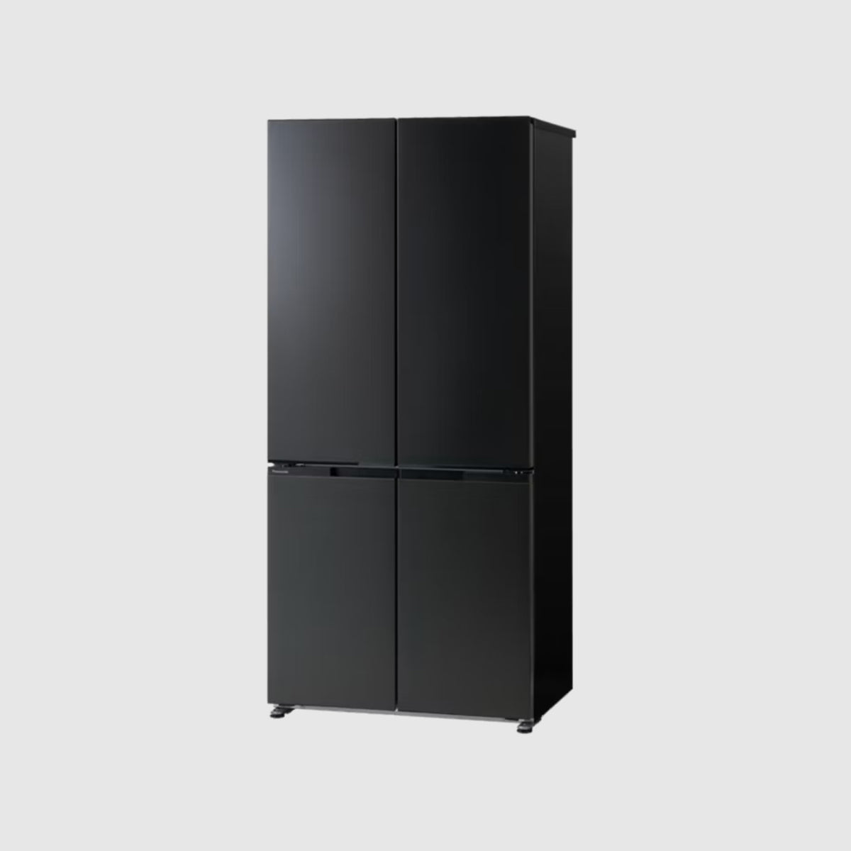 Panasonic 440L, 4 doors,Steel - Matt Black ,Prime fresh,Hygiene, Slot In design