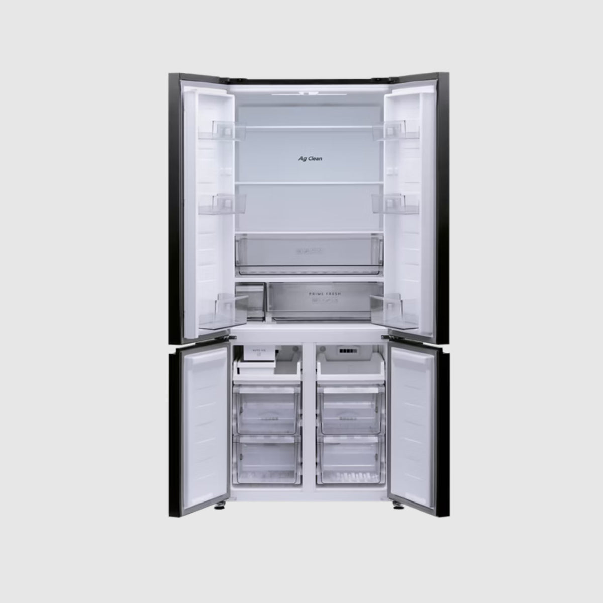 Panasonic 520L, 4 doors, Glass - Blue Sparkling,Prime fresh,Hygiene, Auto ice ,Slot In design
