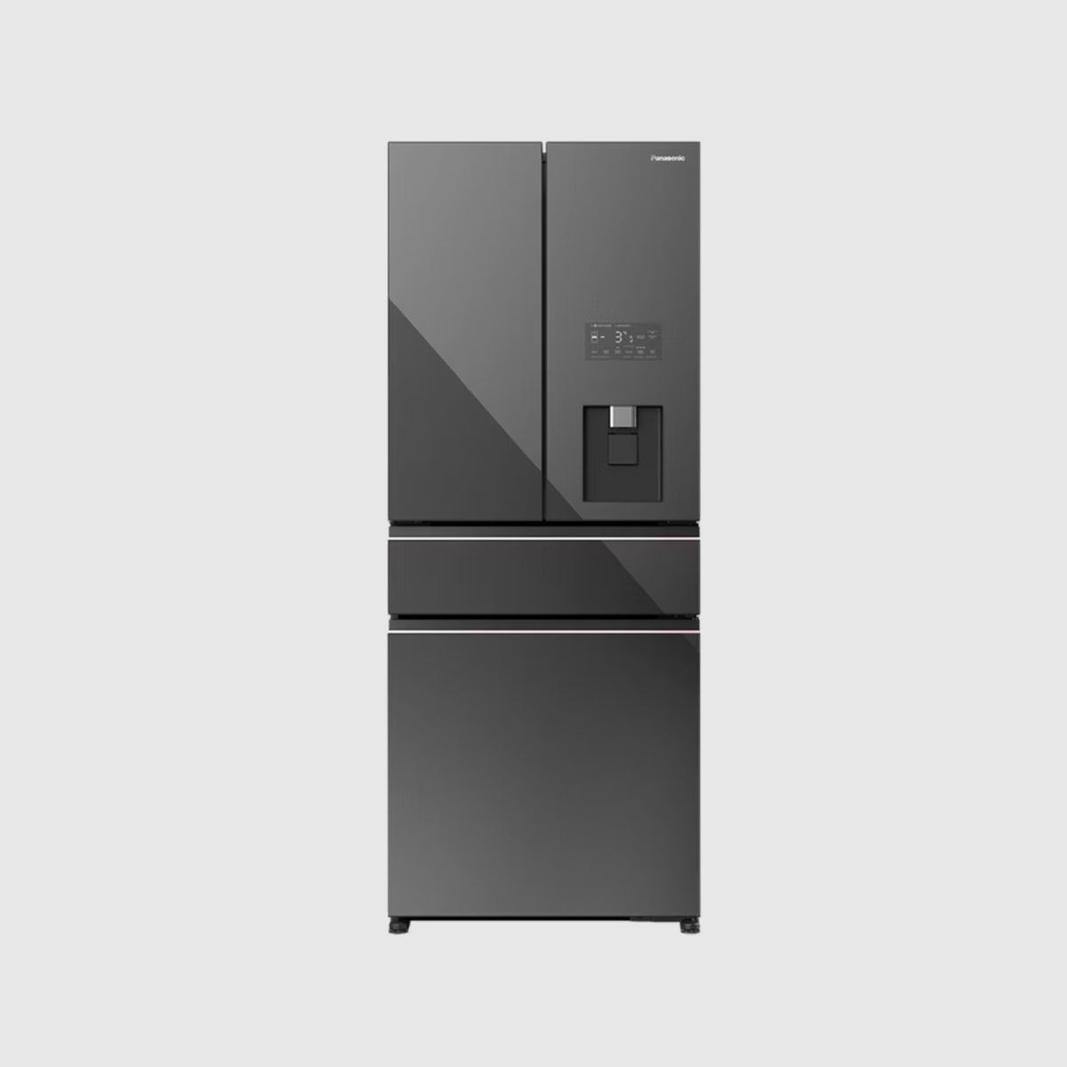 Panasonic 646L, 6doors, Glass Door, (WIFI) ,Prime+, Auto Ice Maker, Inverter, Nanoe X