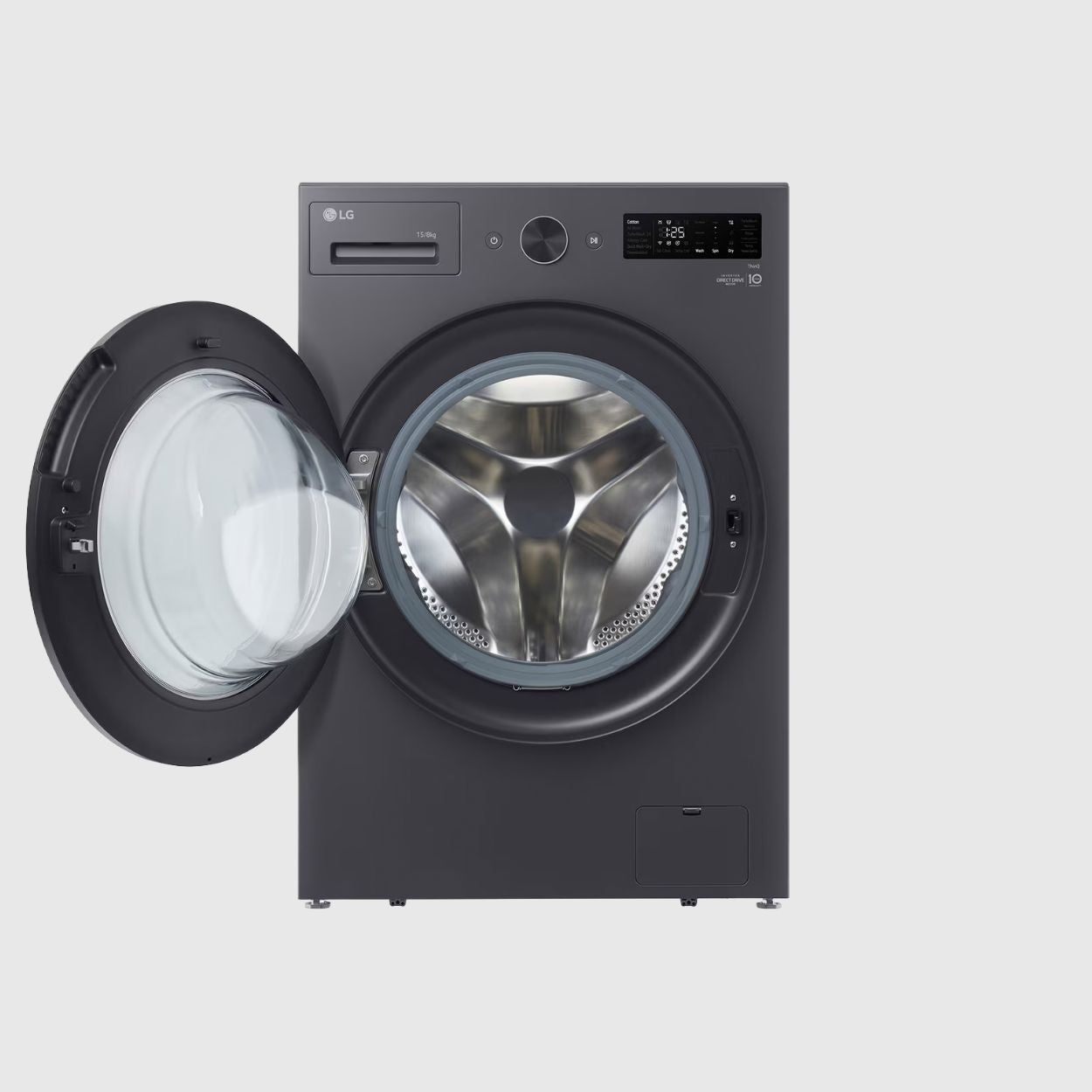LG 15/8kg Front Load Washer Dryer with with AI Direct Drive and TurboWash