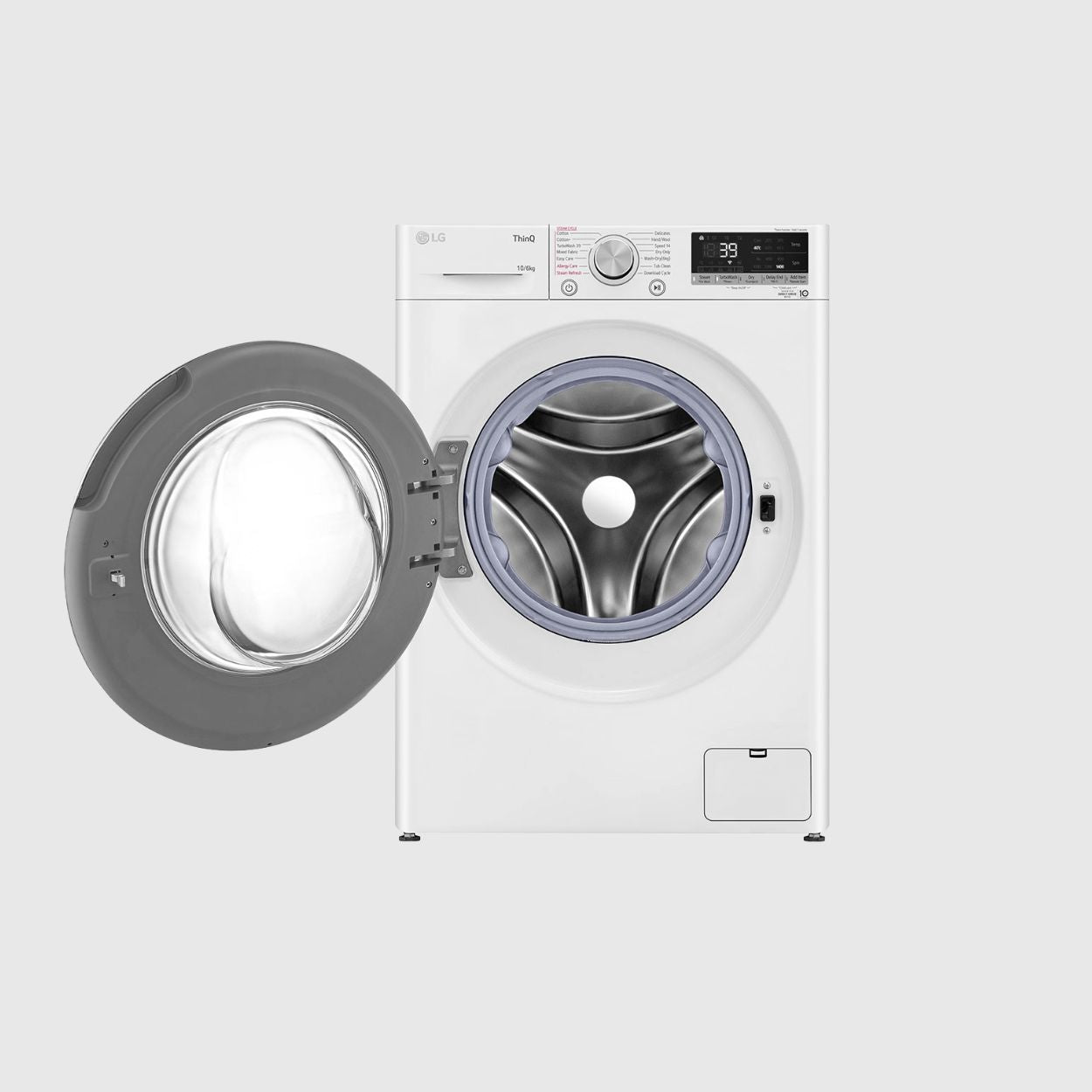 LG 10/7kg, AI Direct Drive Front Load Washer Dryer