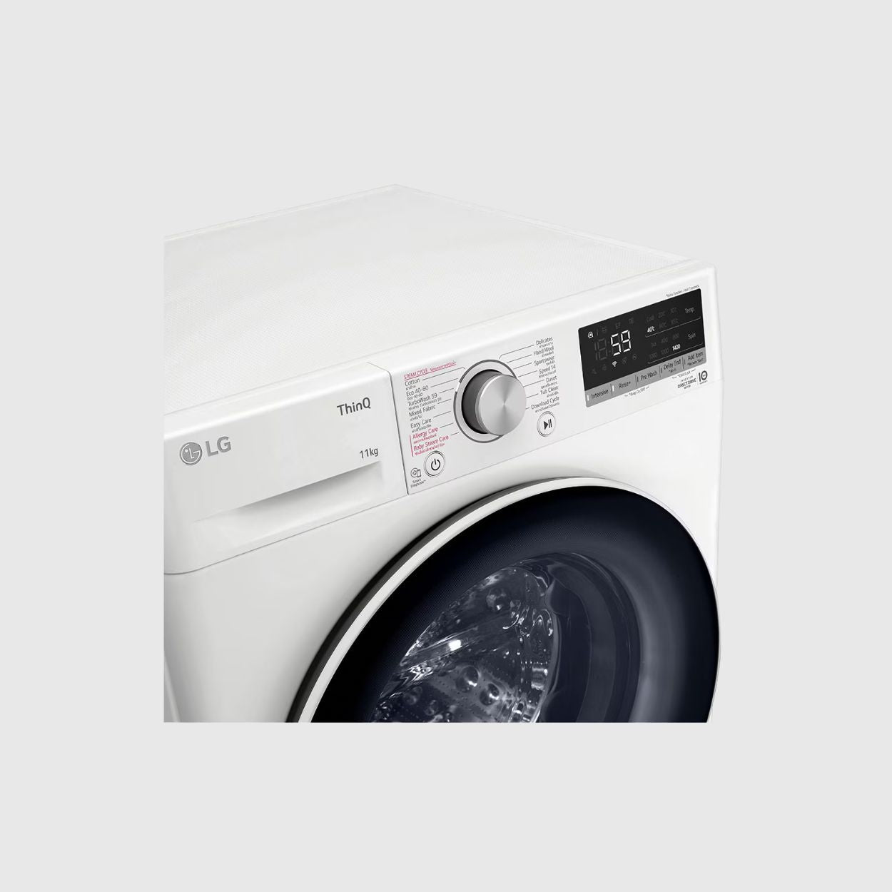 LG 11kg Front Load Washer with AI Direct Drive and TurboWash