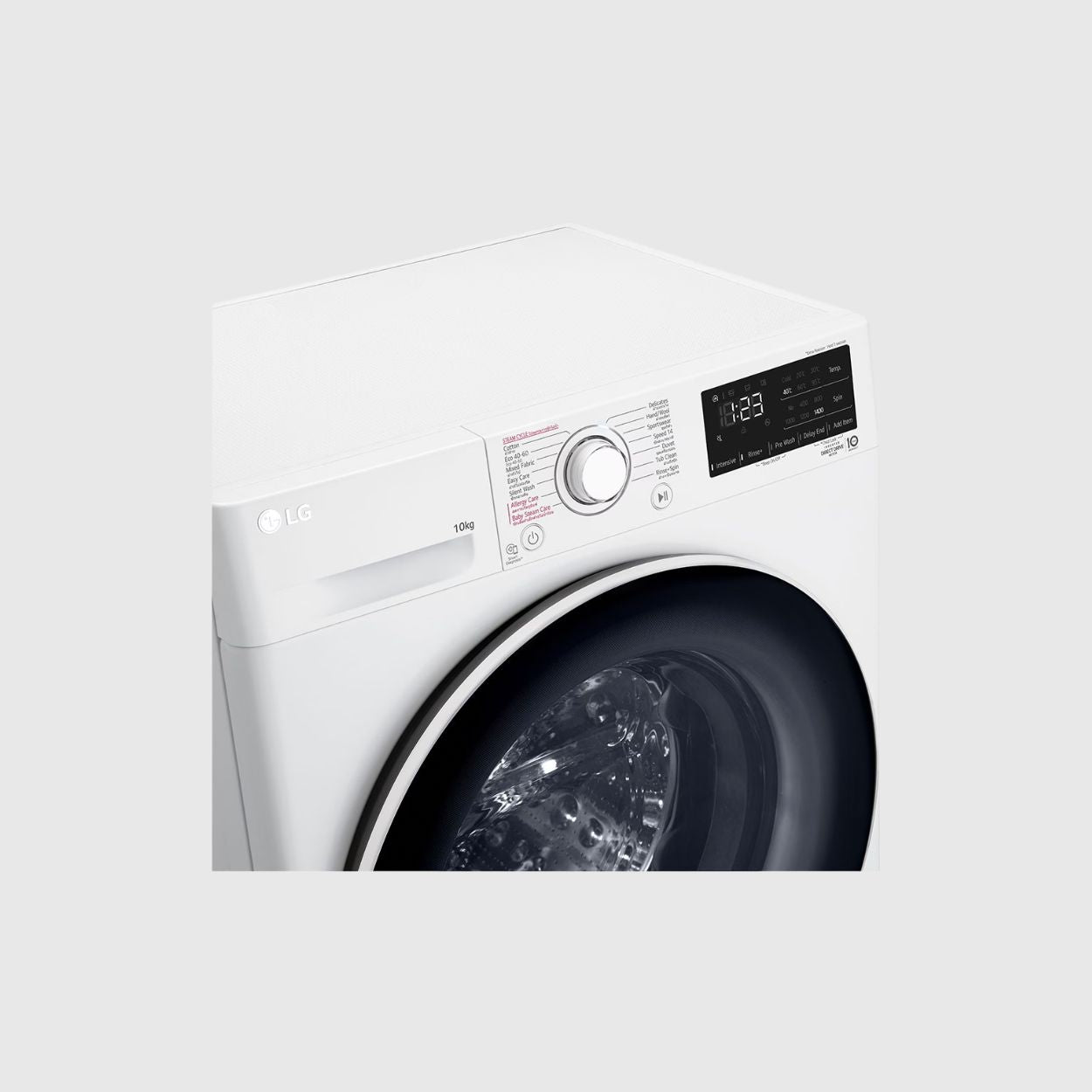 LG 10kg Front Load Washer with AI Direct Drive and TurboWash