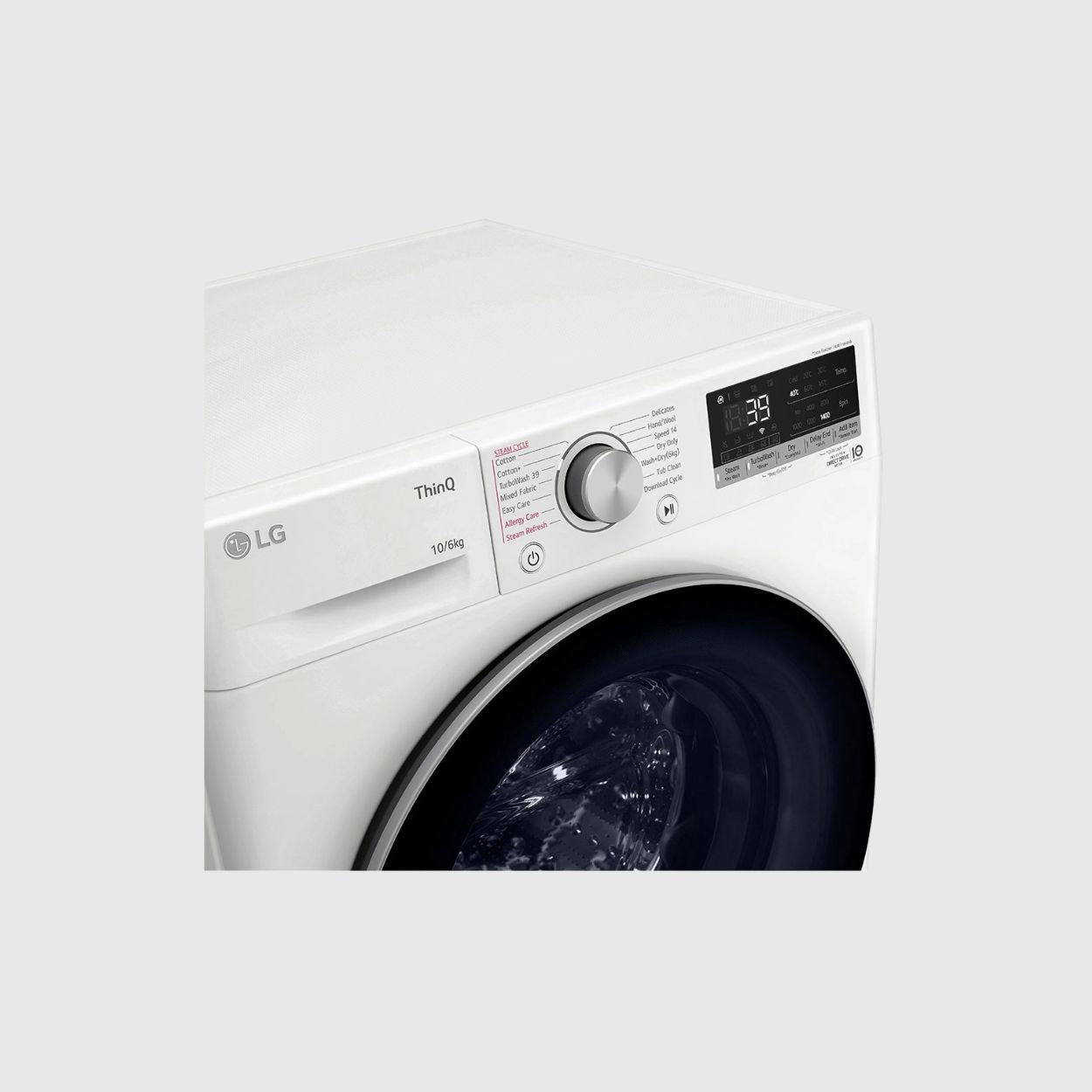LG 10/7kg, AI Direct Drive Front Load Washer Dryer